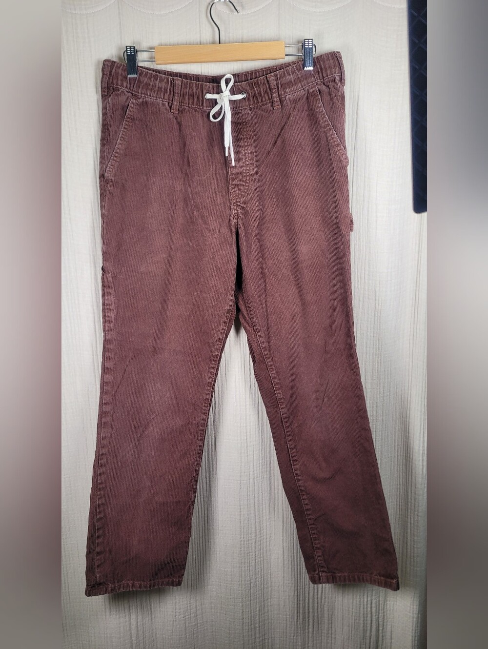 PacSun Corduroy Drawstring Carpenter Pants - Brown